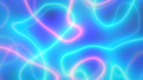 Neon-motion-background-abstract-backdrop-glowing-light-80s-70s-calm-loop-4k